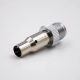 M12 8芯公头连接器组装接头X扣直式接线焊接式带屏蔽传感器