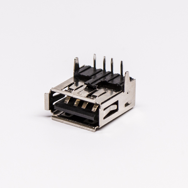 USB接口直角母头弯式DIP插板接PCB板