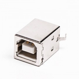 usb type b接口母头直式DIP插PCB板