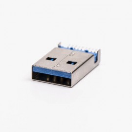 usb3.0公头type a直式SMT沉板式接PCB板
