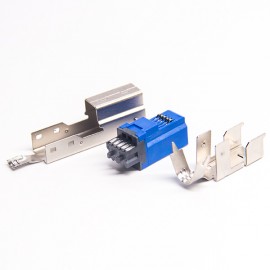 USB3.0B带铁壳短体9p打印设备接头