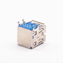 双层USB3.0母座90度直角pcb板端