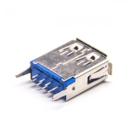LCP usb 3.0 A型母座9p带卷边穿孔