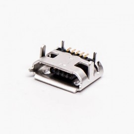 micro usb 5p b型SMT B型母座牛角型连接器 7.20-5.50