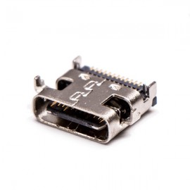 usb type c连接器母头弯式SMT接PCB板 usb type c连接器母头弯式SMT接PCB板