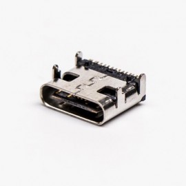 type c 贴板插板母头弯式USB3.0接PCB板 type c 贴板插板母头弯式USB3.0接PCB板