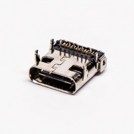 弯头type c母头前插板后贴板接pcb板 弯头type c母头前插板后贴板接pcb板