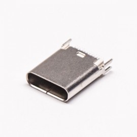 Type-C母座连接器直式插板式接PCB板