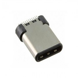 USB type C 连接器公头直插板24拼