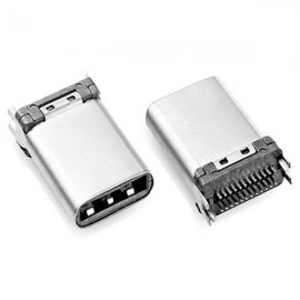 24p SMT 贴片 type c 3.1公座立式贴片USB连接器