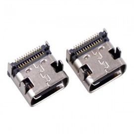 USB 连接器 3.1 type c母座 SMT贴片带双弹片